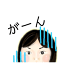 元気な女の子(顔)（個別スタンプ：11）