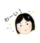 元気な女の子(顔)（個別スタンプ：27）