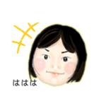 元気な女の子(顔)（個別スタンプ：29）