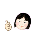 元気な女の子(顔)（個別スタンプ：39）