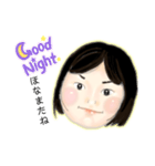 元気な女の子(顔)（個別スタンプ：40）