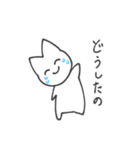 Keep on smiling 猫（個別スタンプ：10）