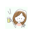 お酒が好きなSちゃん（個別スタンプ：3）