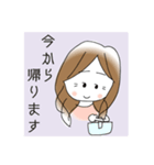 お酒が好きなSちゃん（個別スタンプ：37）