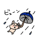 トイプーと一緒♪＜雨・梅雨・天気＞（個別スタンプ：6）