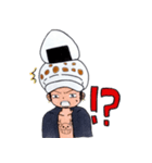 ONE PIECE ローとおにぎり（個別スタンプ：5）