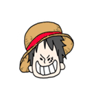 ONE PIECE 使いやすそうな文字入りSTAMP（個別スタンプ：12）