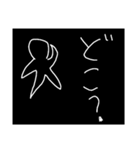 スーパー白黒くん（個別スタンプ：15）