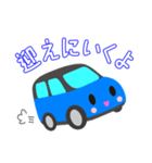 可愛い車【Blue×Blackツートン】（個別スタンプ：20）