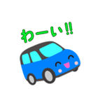 可愛い車【Blue×Blackツートン】（個別スタンプ：29）