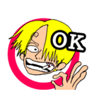 kokoapapaのONE PIECE サンジスタンプ（個別スタンプ：1）