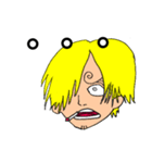 kokoapapaのONE PIECE サンジスタンプ（個別スタンプ：8）