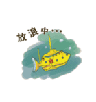 ONE PIECE ちょっと描いてみたラブーン（個別スタンプ：14）