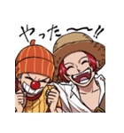 ONE PIECE まめのスタンプ（個別スタンプ：3）