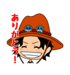 みず吉のONE PIECEスタンプ（個別スタンプ：21）