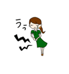 常用フレーズ 女の子とたまに猫（個別スタンプ：29）