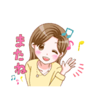 女の子(三姉妹)スタンプ（個別スタンプ：32）