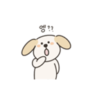 わんこのネイティブ韓国語スタンプ（個別スタンプ：24）