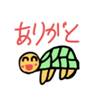 フリータッチな亀さん（個別スタンプ：6）