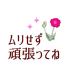 お花でやさしい夏あいさつ＊癒しの植物（個別スタンプ：22）