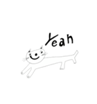くろねこちゃん しろねこちゃん（個別スタンプ：7）