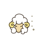 レトロっぽいひつじ（個別スタンプ：13）