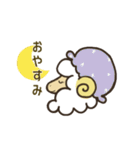 レトロっぽいひつじ（個別スタンプ：15）