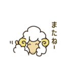 レトロっぽいひつじ（個別スタンプ：26）