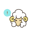 レトロっぽいひつじ（個別スタンプ：28）