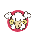レトロっぽいひつじ（個別スタンプ：31）