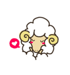 レトロっぽいひつじ（個別スタンプ：34）