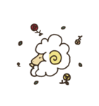 レトロっぽいひつじ（個別スタンプ：37）