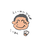 老人と喫茶店（個別スタンプ：1）