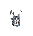 切り絵☆ねこスタンプ（個別スタンプ：8）