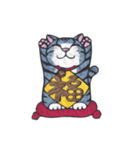 切り絵☆ねこスタンプ（個別スタンプ：13）