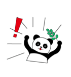 色付き靴下とパンダ（個別スタンプ：21）