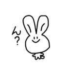 感情が無さそうなうさぎ（個別スタンプ：2）