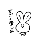 感情が無さそうなうさぎ（個別スタンプ：13）