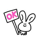 感情が無さそうなうさぎ（個別スタンプ：25）
