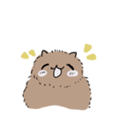 茶色いポメラニアンっぽいやつ（個別スタンプ：15）
