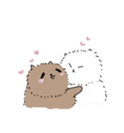 茶色いポメラニアンっぽいやつ（個別スタンプ：36）
