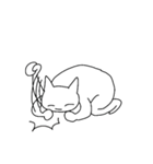 へんなねこ シュールに生きる（個別スタンプ：9）