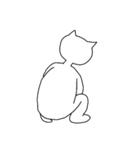 へんなねこ シュールに生きる（個別スタンプ：13）