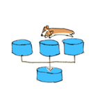 オフィスでも自由なゆるコーギー（個別スタンプ：29）