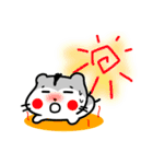 文字なし。日常ハムちゃん。（個別スタンプ：30）