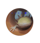 ウーパーと一緒（個別スタンプ：9）