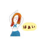 毎日使えるナナイロの女の子スタンプ（個別スタンプ：21）