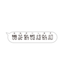 ふきだし(ウルトラ文字)（個別スタンプ：10）