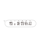 ふきだし(ウルトラ文字)（個別スタンプ：12）