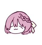 あかげみつあみのしゃしんかこう（個別スタンプ：3）
